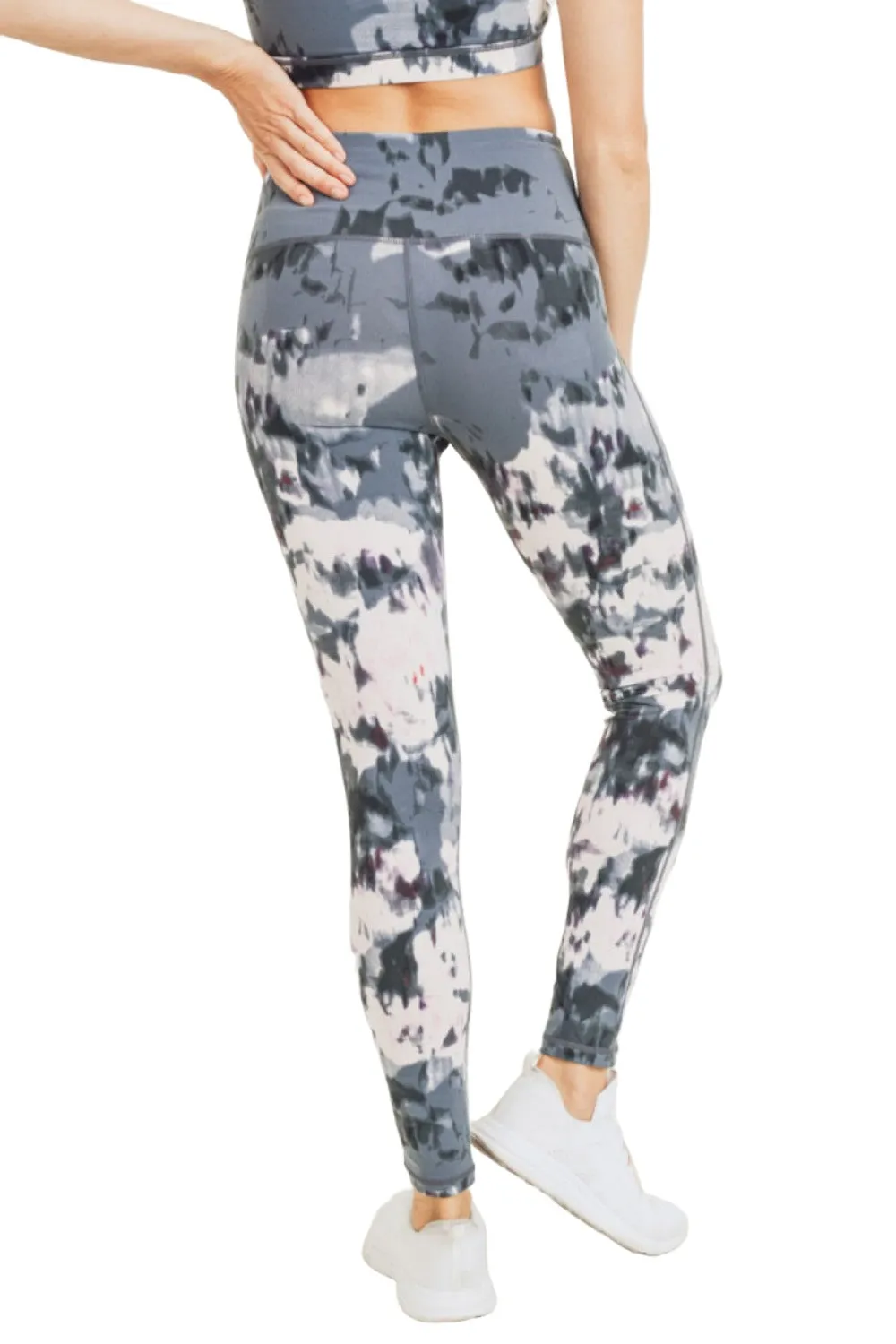 Mono B Aspen Print Highwaist Leggings APH2947 Plus