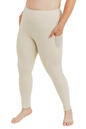 Mono B High waist Essential Leggings with Mesh Pockets APH2420 Plus