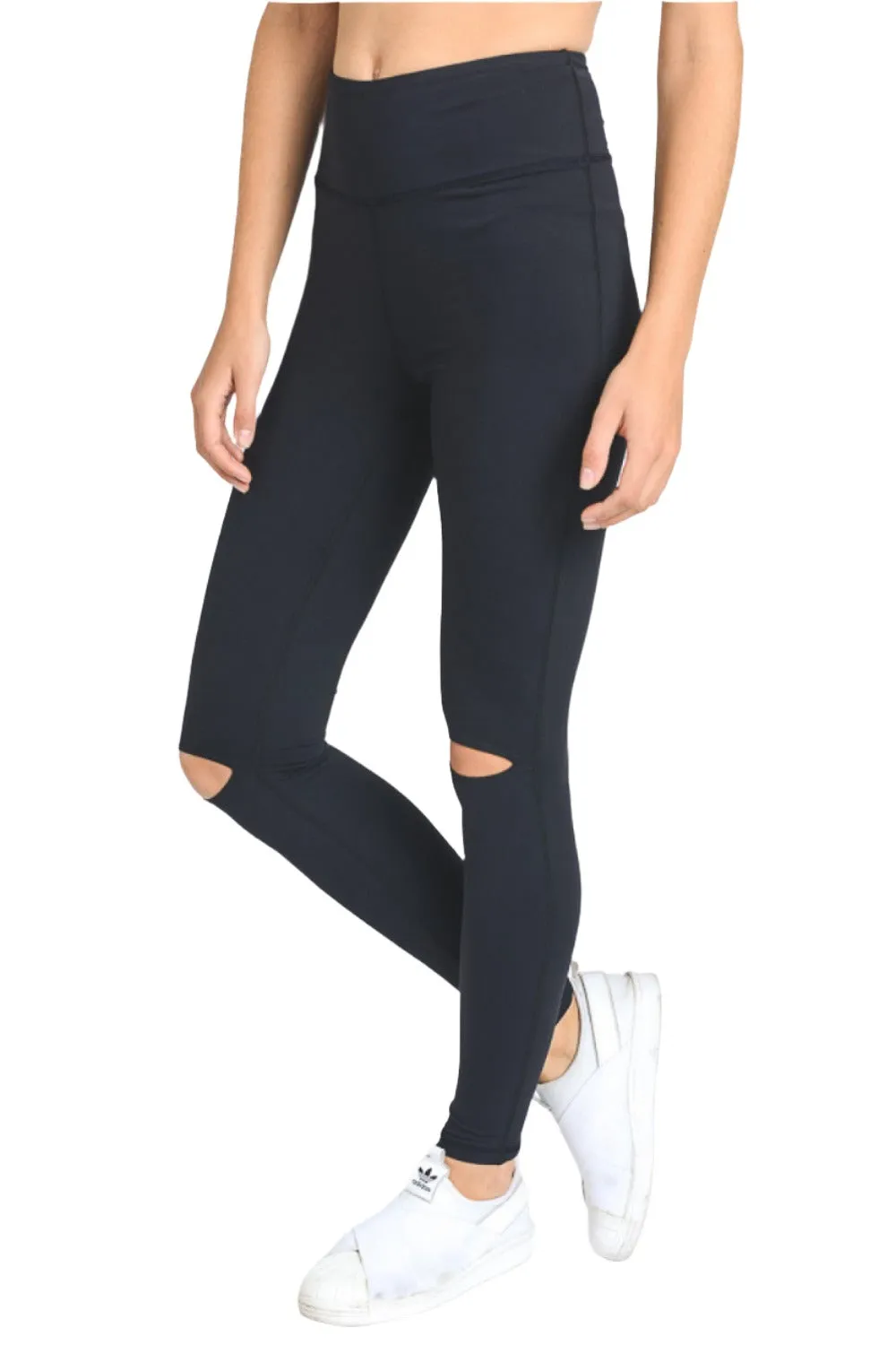 Mono B Knee Cut-Out High-Waisted Leggings APH1729