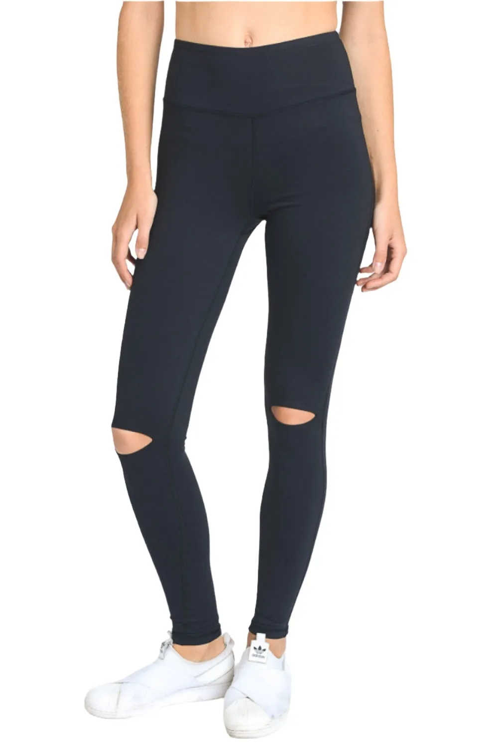 Mono B Knee Cut-Out High-Waisted Leggings APH1729