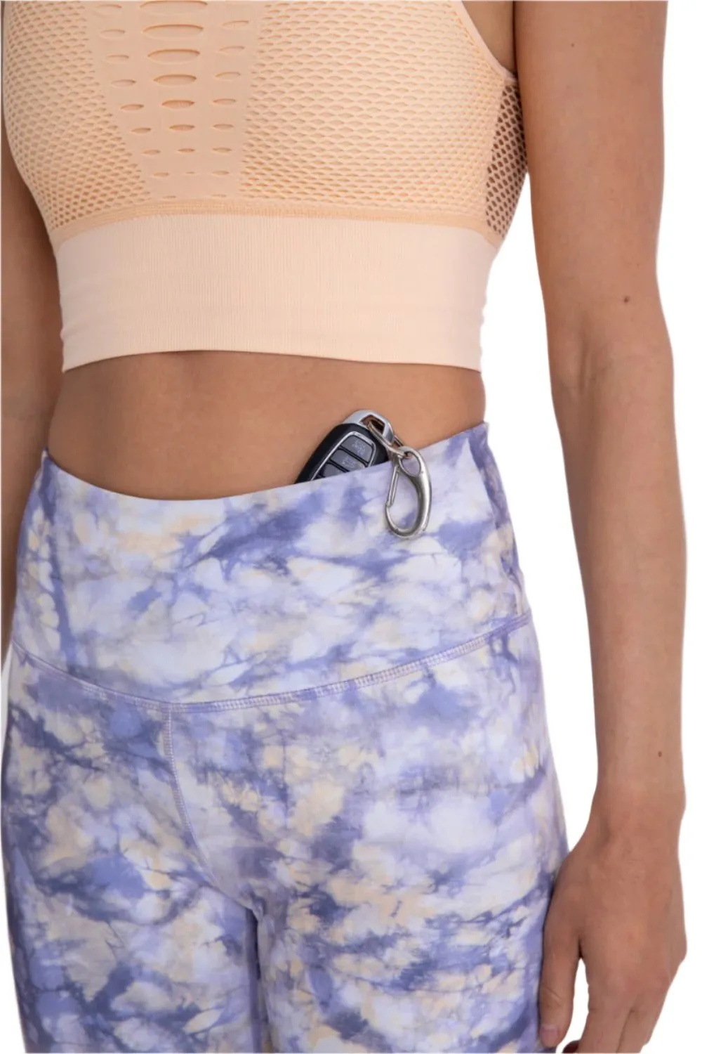 Mono B Ocean Tie-Dye High-Waist Biker Shorts APH-B0158