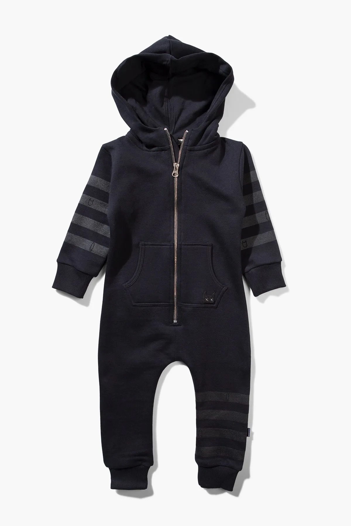 Munster Kids Cruz All In One Baby Boys Jumpsuit - Black (Size 6/12M left)