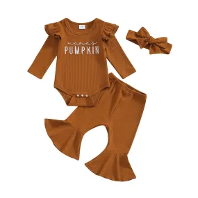 My first Halloween Baby Girl 3pc Outfit