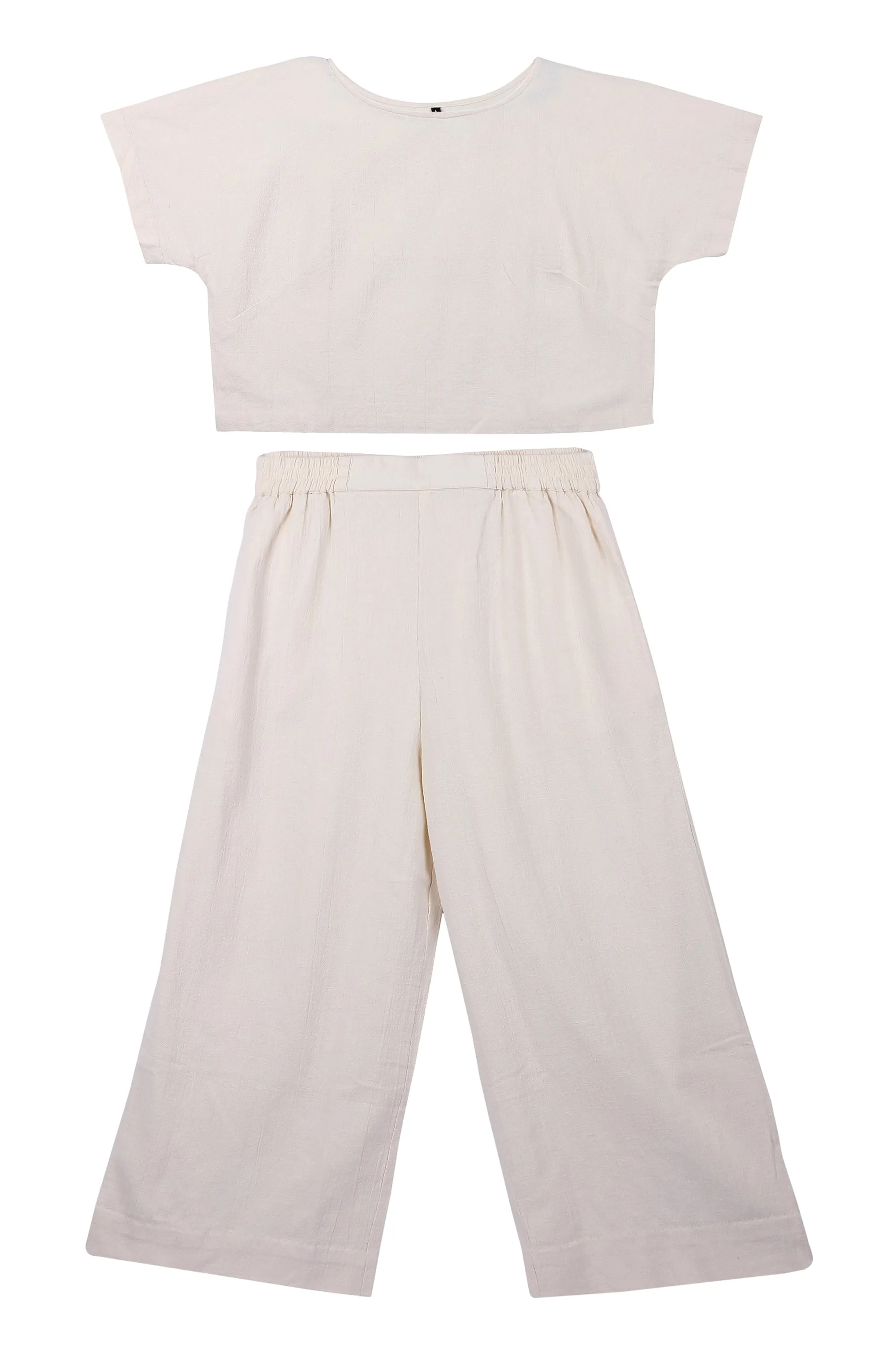 NEW! Cotton Hemp Top Off-White