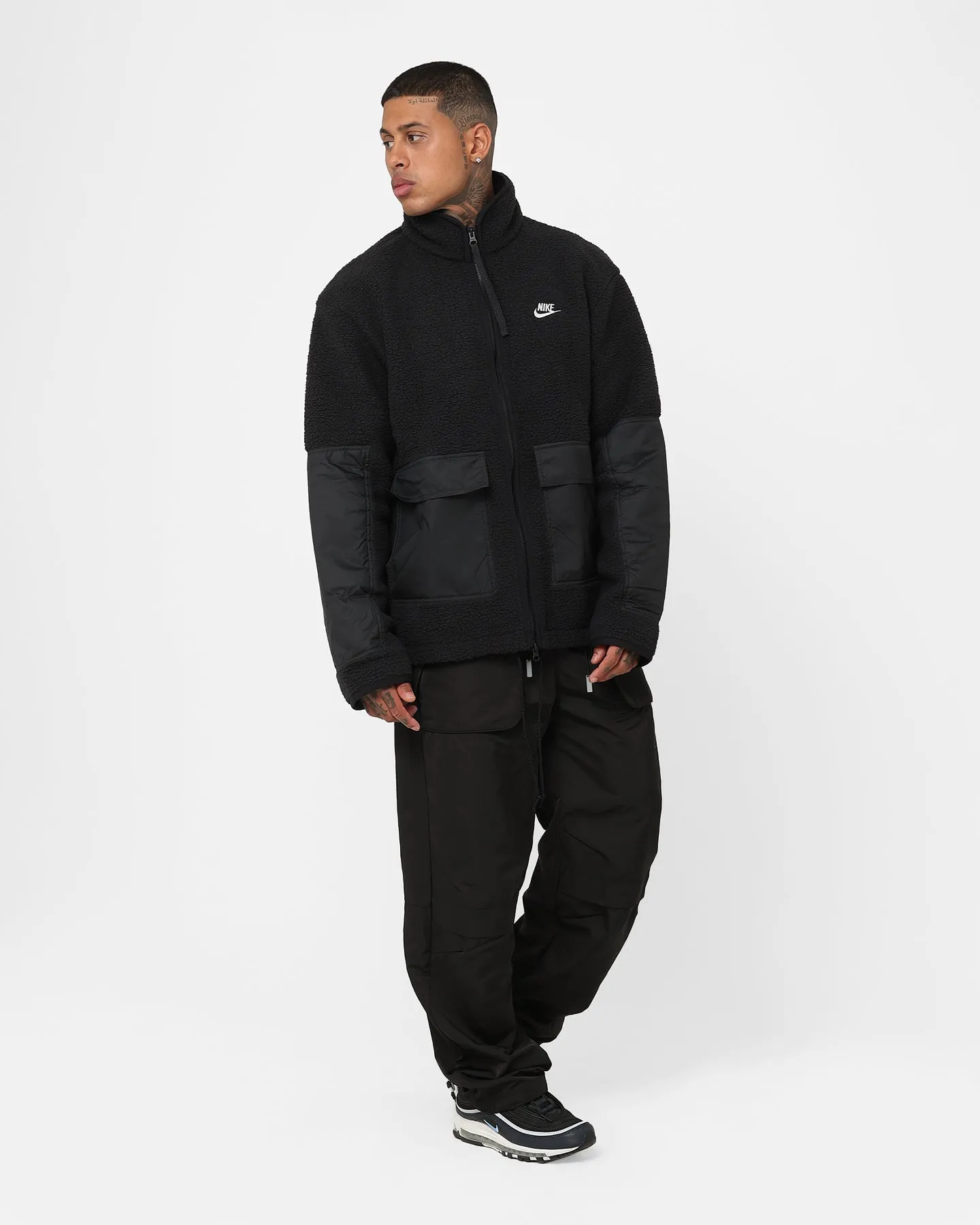 Nike Sportswear Sherpa Jacket Black/Black/Sail