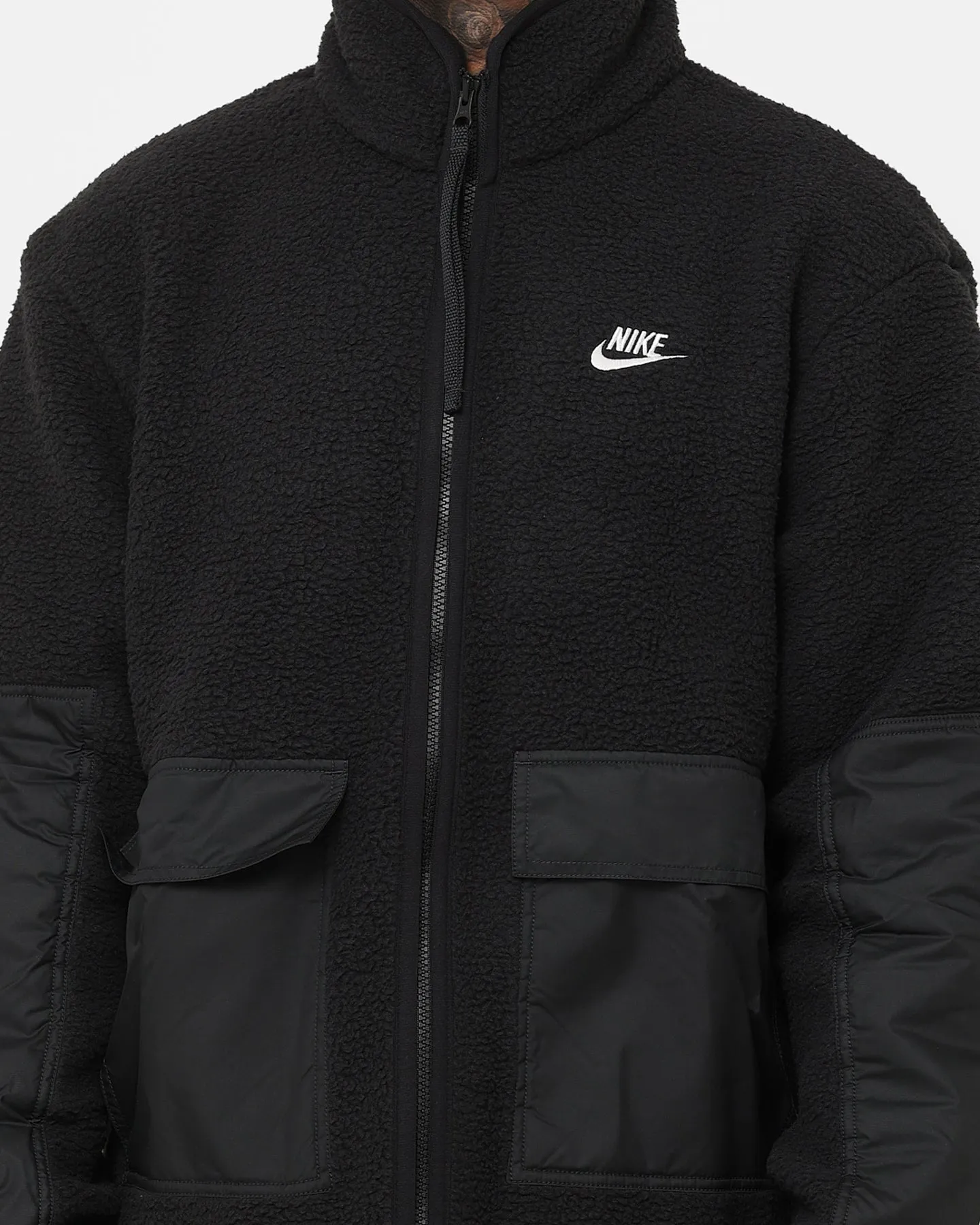 Nike Sportswear Sherpa Jacket Black/Black/Sail