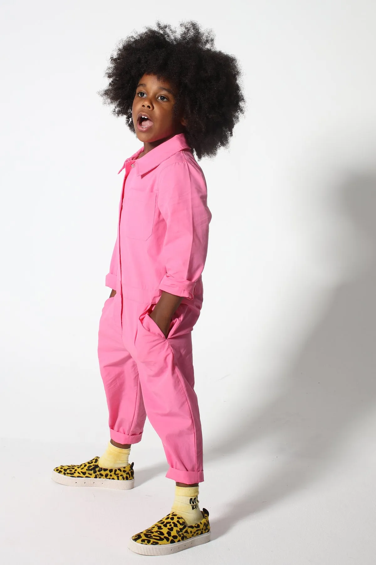 PINK WORKWEAR JUMPSUIT