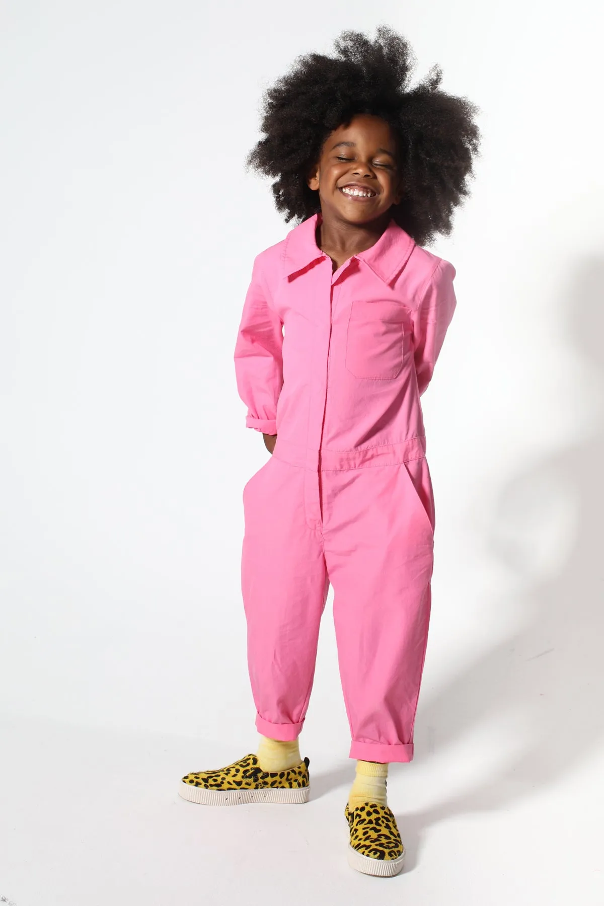 PINK WORKWEAR JUMPSUIT