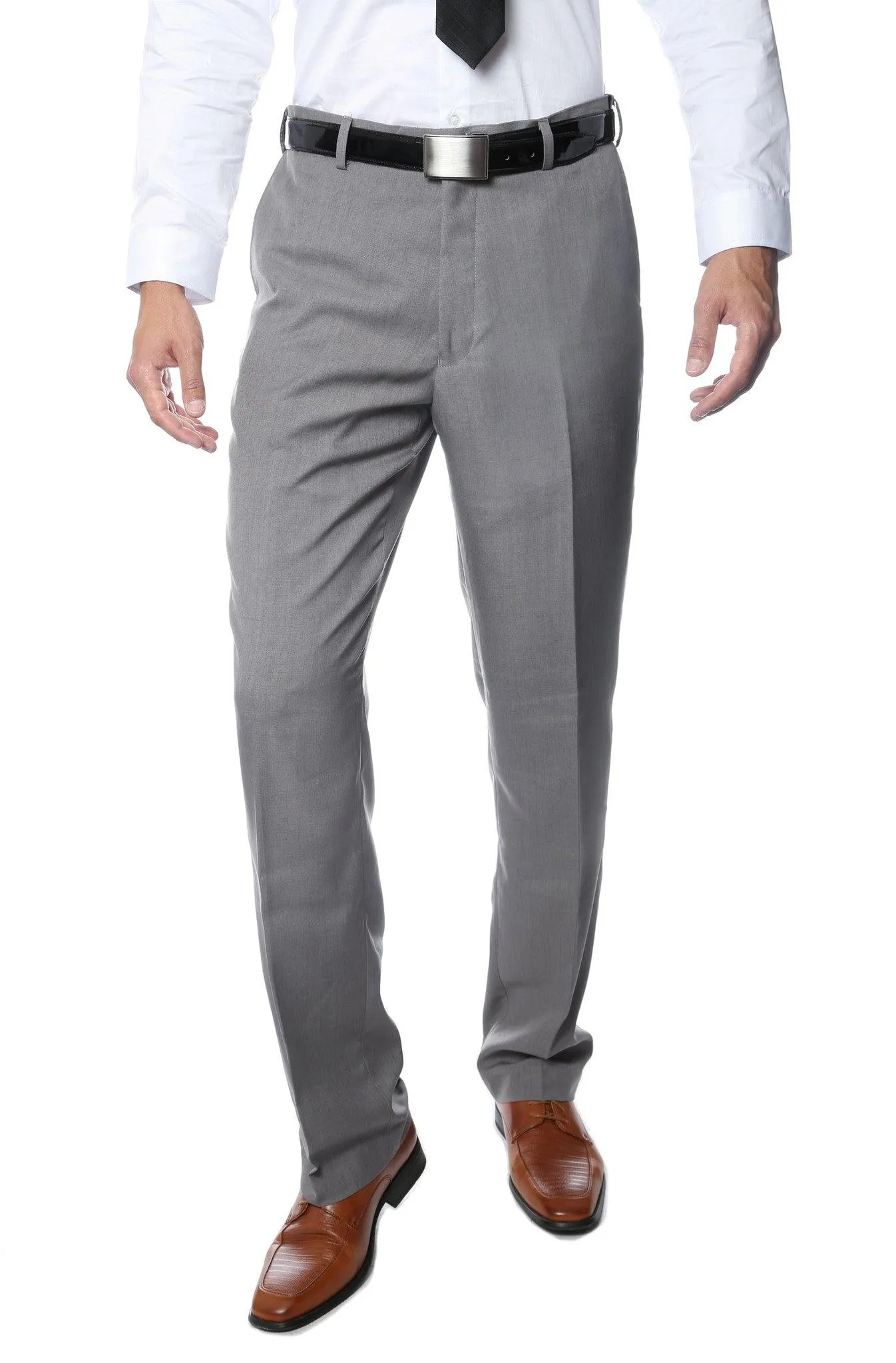 Premium Mens MPR101 Grey Regular Fit Pants