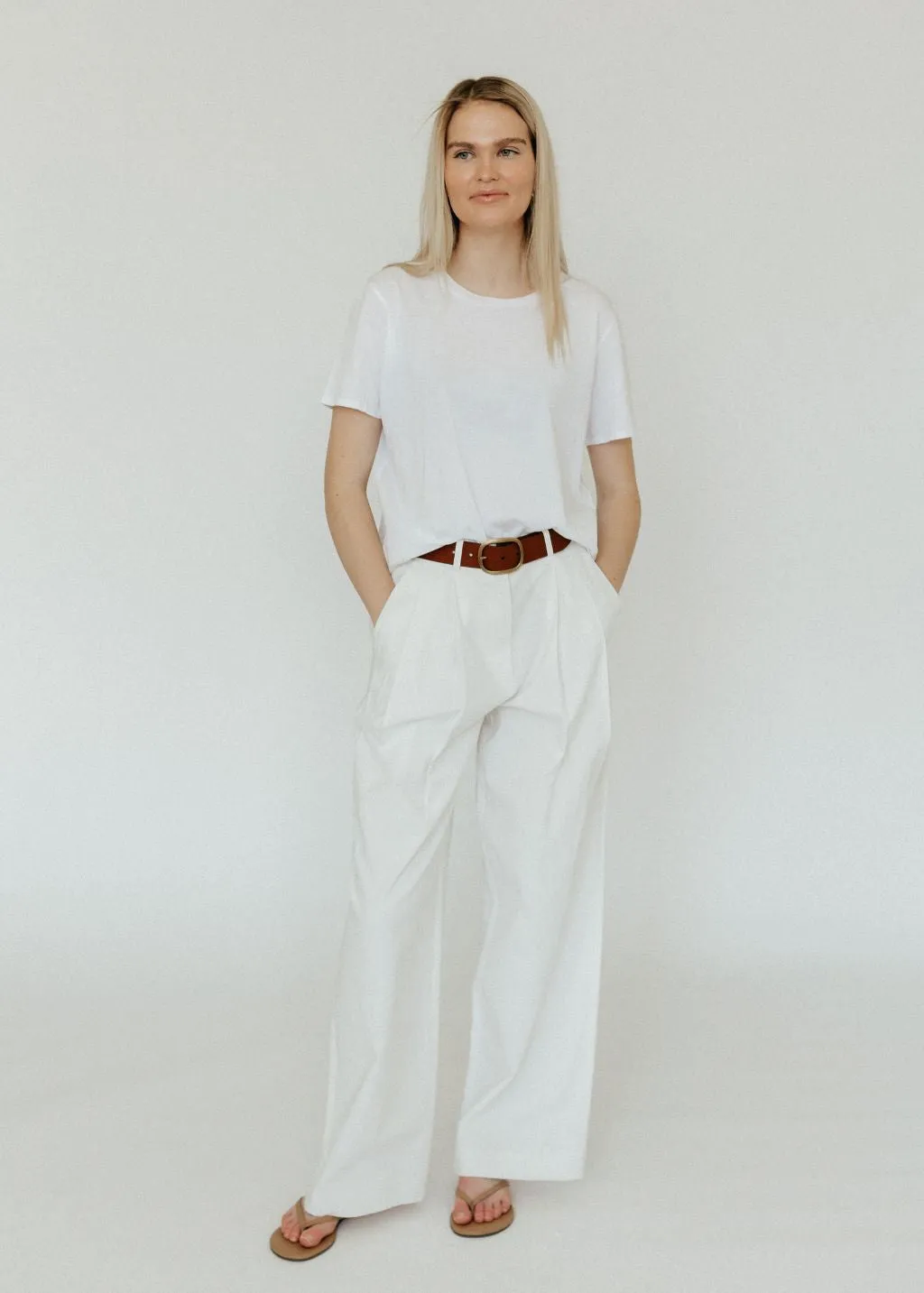 Proenza Schouler Helena Pant in Off White