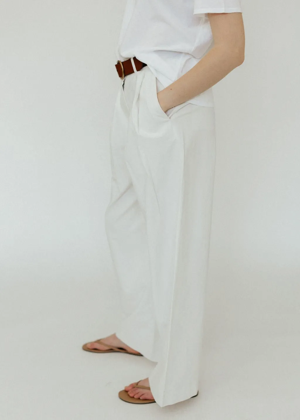 Proenza Schouler Helena Pant in Off White