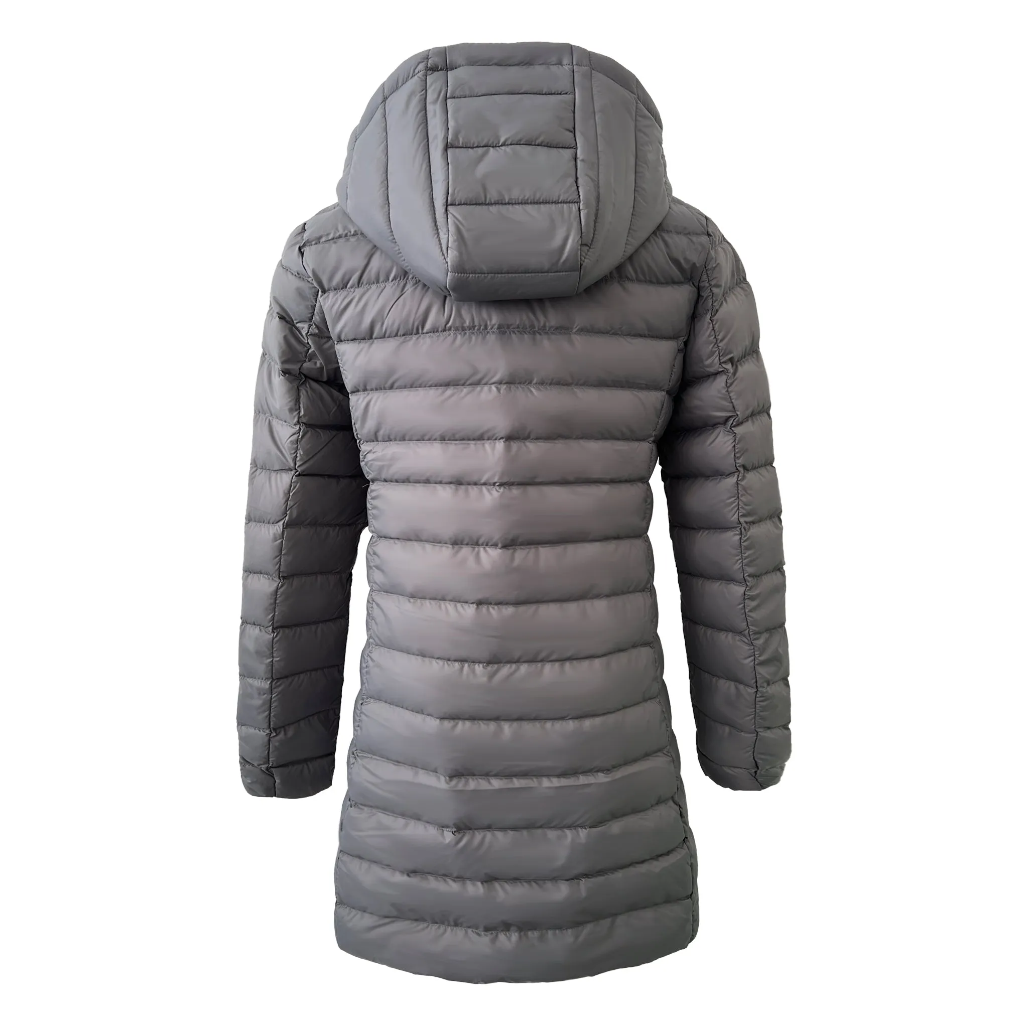 Smoke Duck Down Puffer Coat