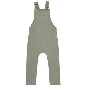 Soft Long Legged Overalls-Green