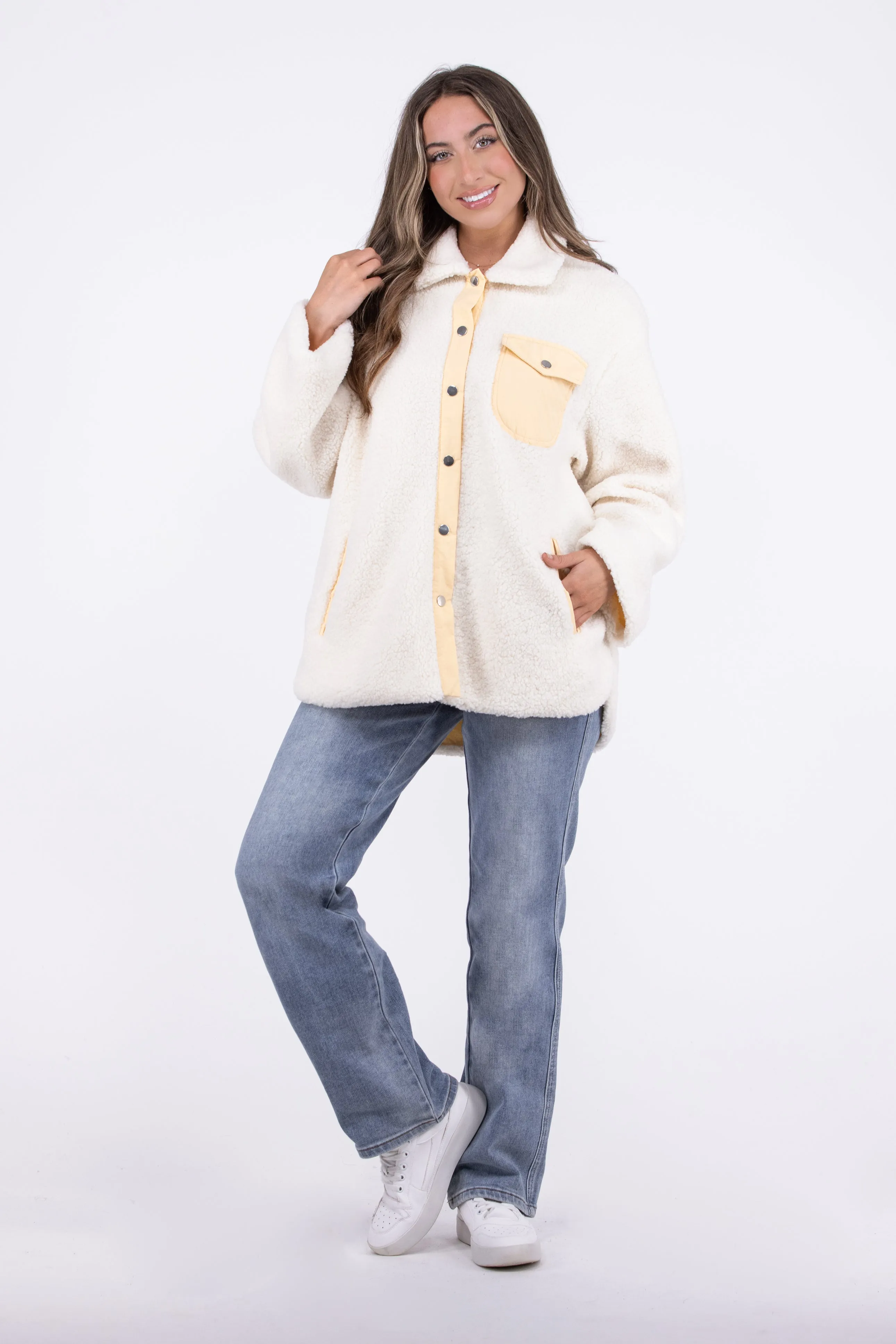 Stunning Addition Reversible Sherpa Jacket