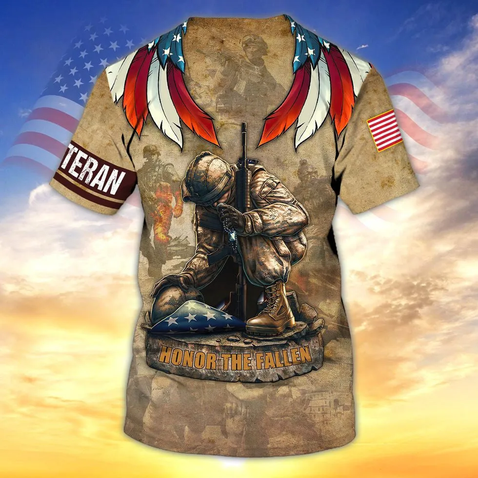 U.S Veteran All Gave Some Some Gave All 3D Print Hawaiian Shirt, Veteran Apparel