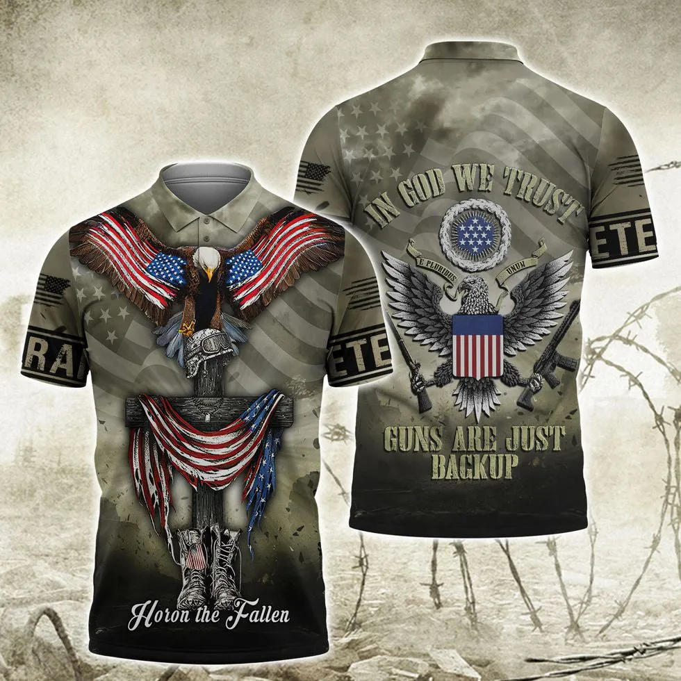 Veteran Honor The Fallen 3D Hawaii Shirt, American Veteran Hoodie, Veteran Design On Clothing