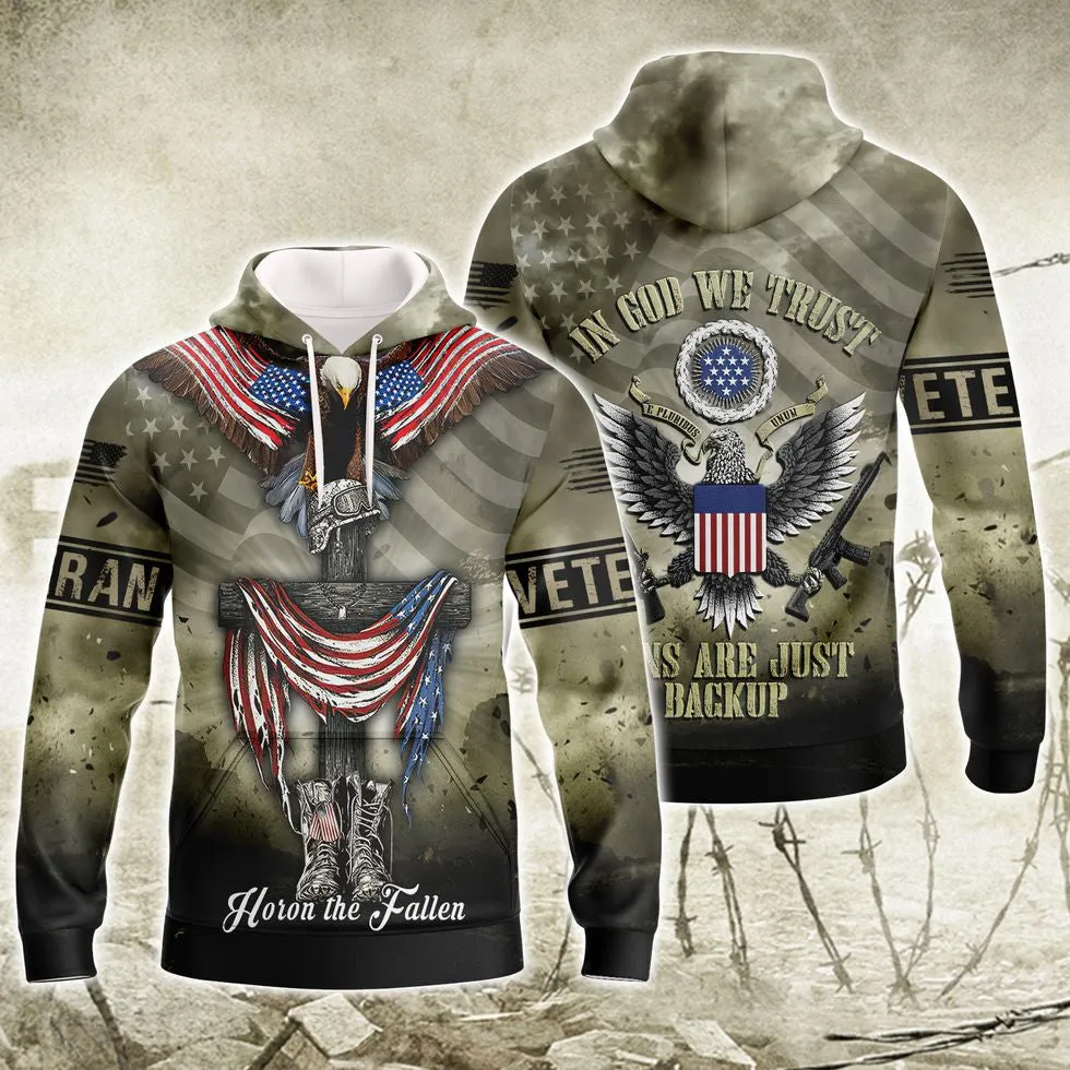 Veteran Honor The Fallen 3D Hawaii Shirt, American Veteran Hoodie, Veteran Design On Clothing