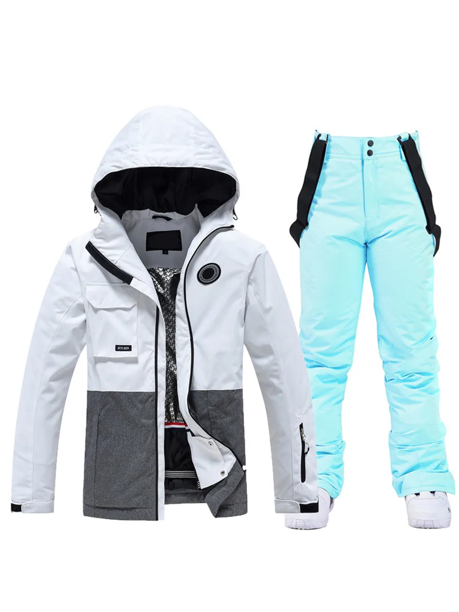 Waterproof Women Ski Jacket & Bib Pants