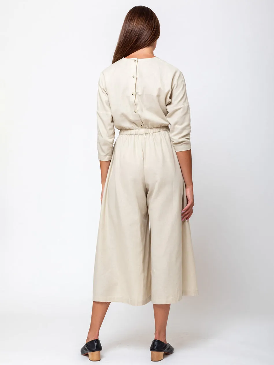 Wide Culotte Jumpsuit