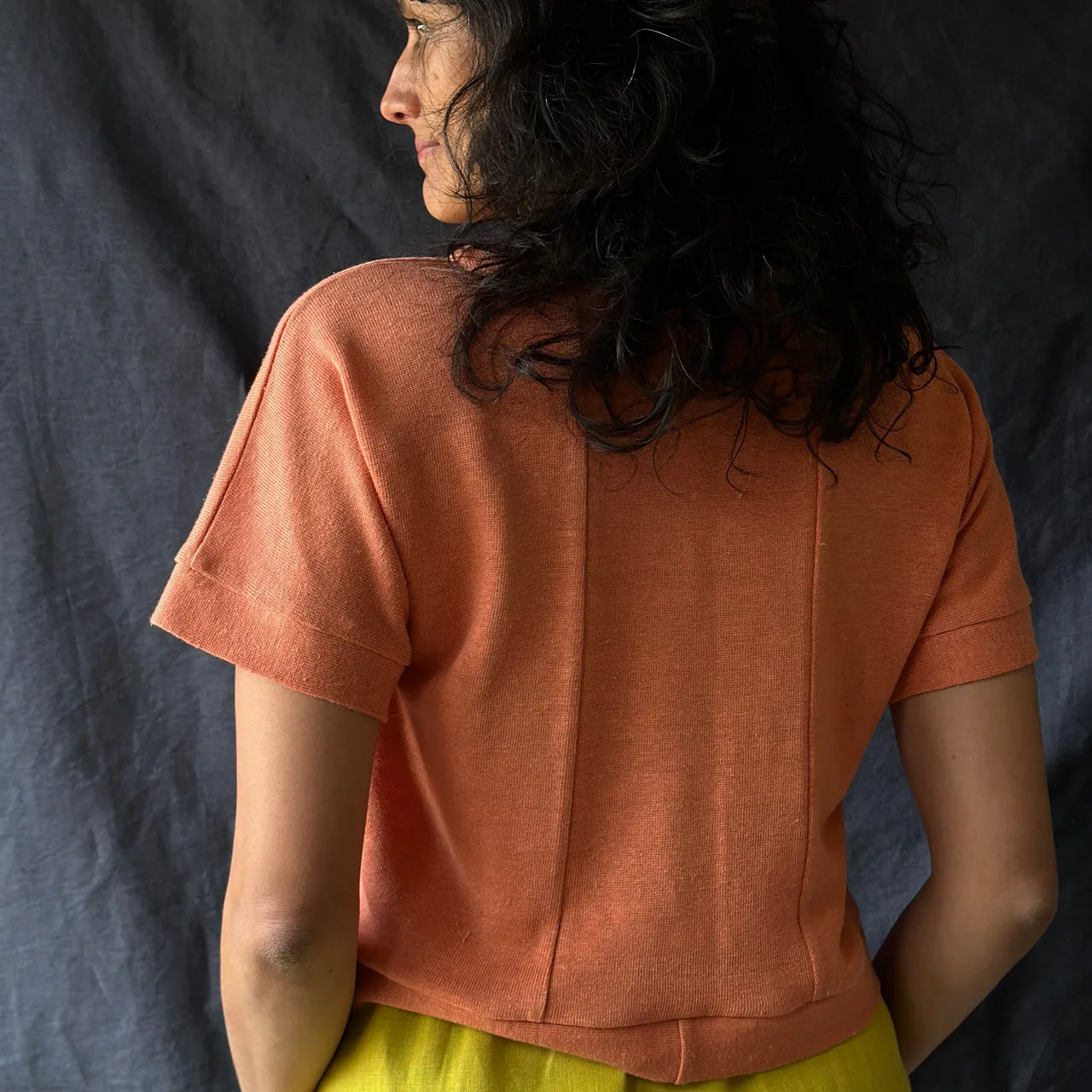 Women's Hemp Pieces Top - 100% Hemp - Apricot *Returning Soon