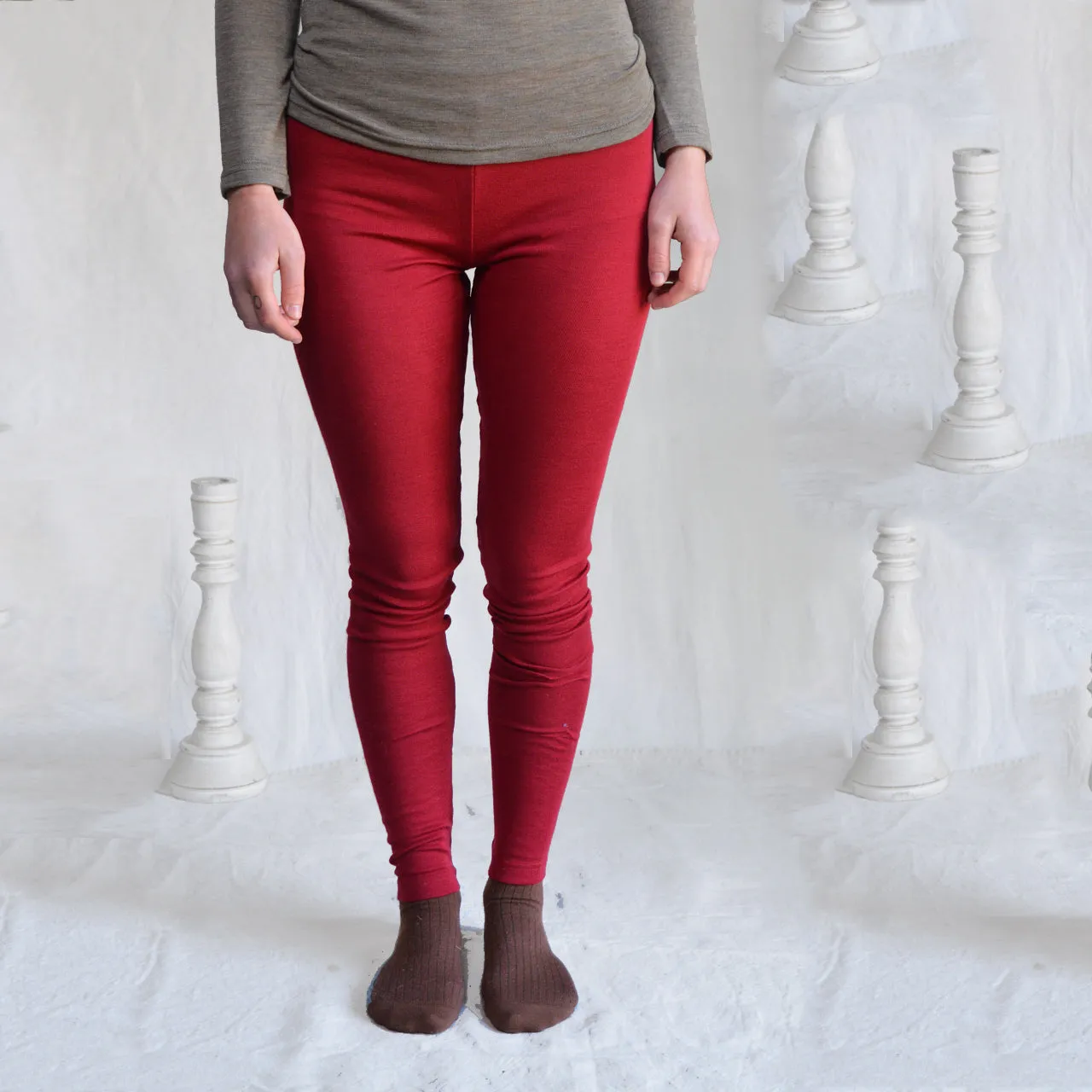 Women's Merino Wool/Silk Leggings