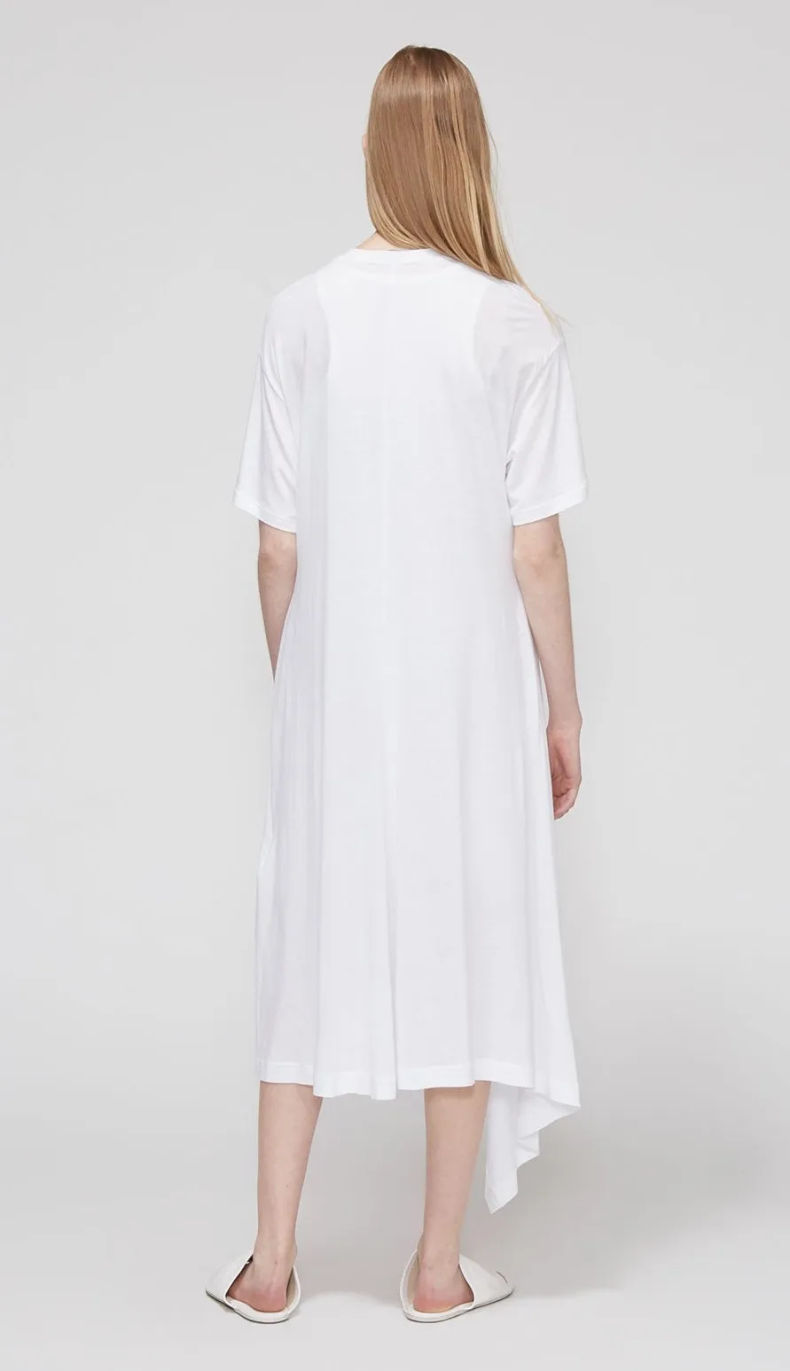 YHJI YAMAMTO Asymmetrical Hem Dress / Plus Size