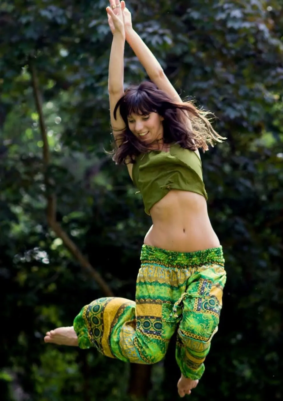 Yoga Savasana Pants - Lemon Lime